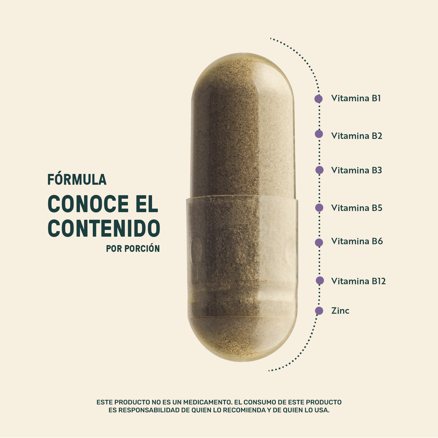 Foto 4 pulgar | Life 360+ Vitamins-b Grape 220 Caps Vitaminas Del Complejo B