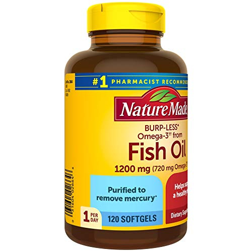 Foto 8 pulgar | Aceite de Pescado Sin Eructos Supplement Nature Made 1200 Mg 120 Cápsulas Blandas - Venta Internacional