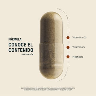 Foto 3 | Life360+ Magnesium Mix 270 Caps Colágeno Magnesio Vitaminas