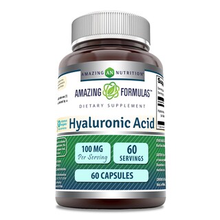 Foto 1 | Suplemento De Ácido Hialurónico Amazing Formulas 100 Mg 60 Cápsulas - Venta Internacional.