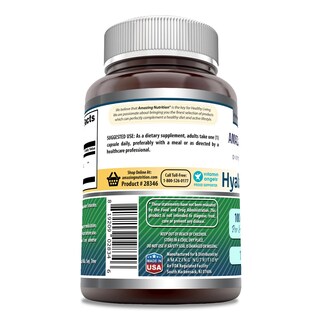 Foto 3 | Suplemento De Ácido Hialurónico Amazing Formulas 100 Mg 60 Cápsulas - Venta Internacional.