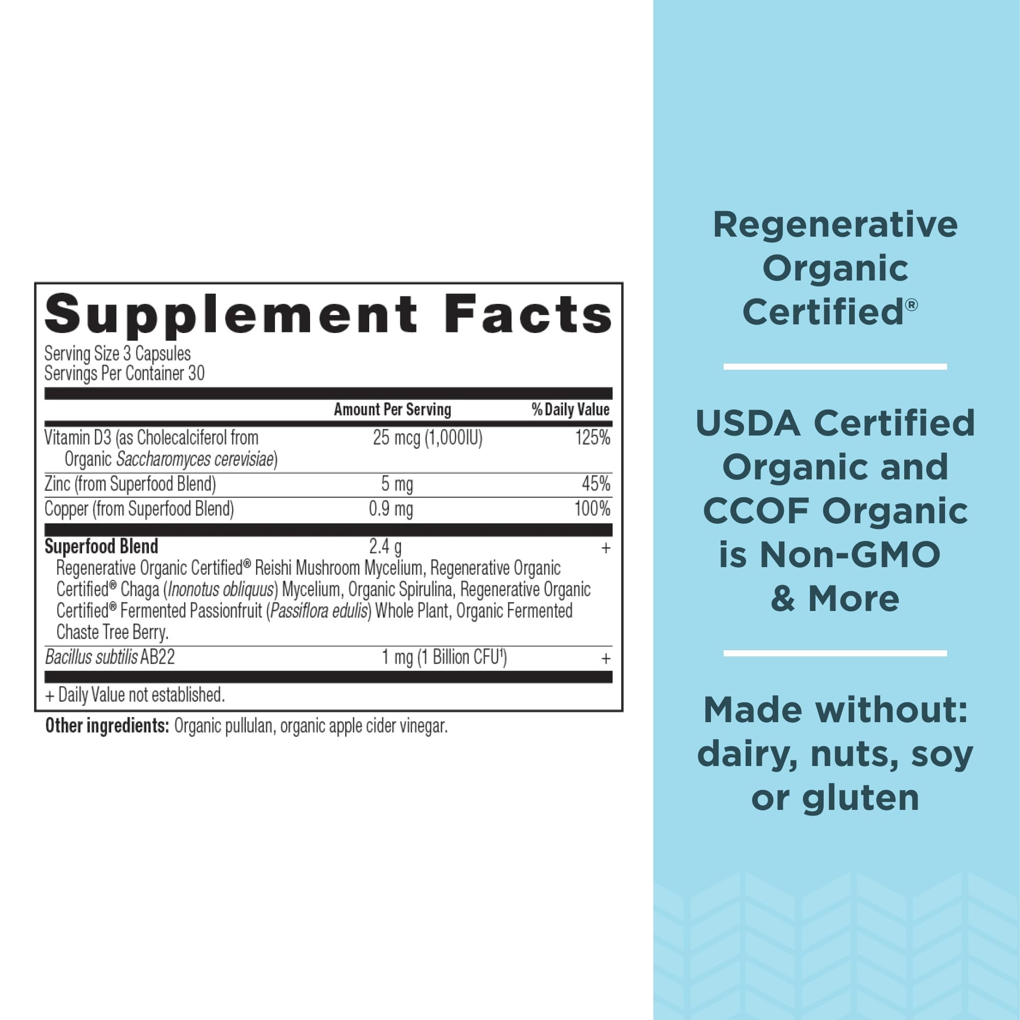 Foto 2 | Complementa Las Hormonas Femeninas Orgánicas Regenerativas De Ancient Nutrition - Venta Internacional.
