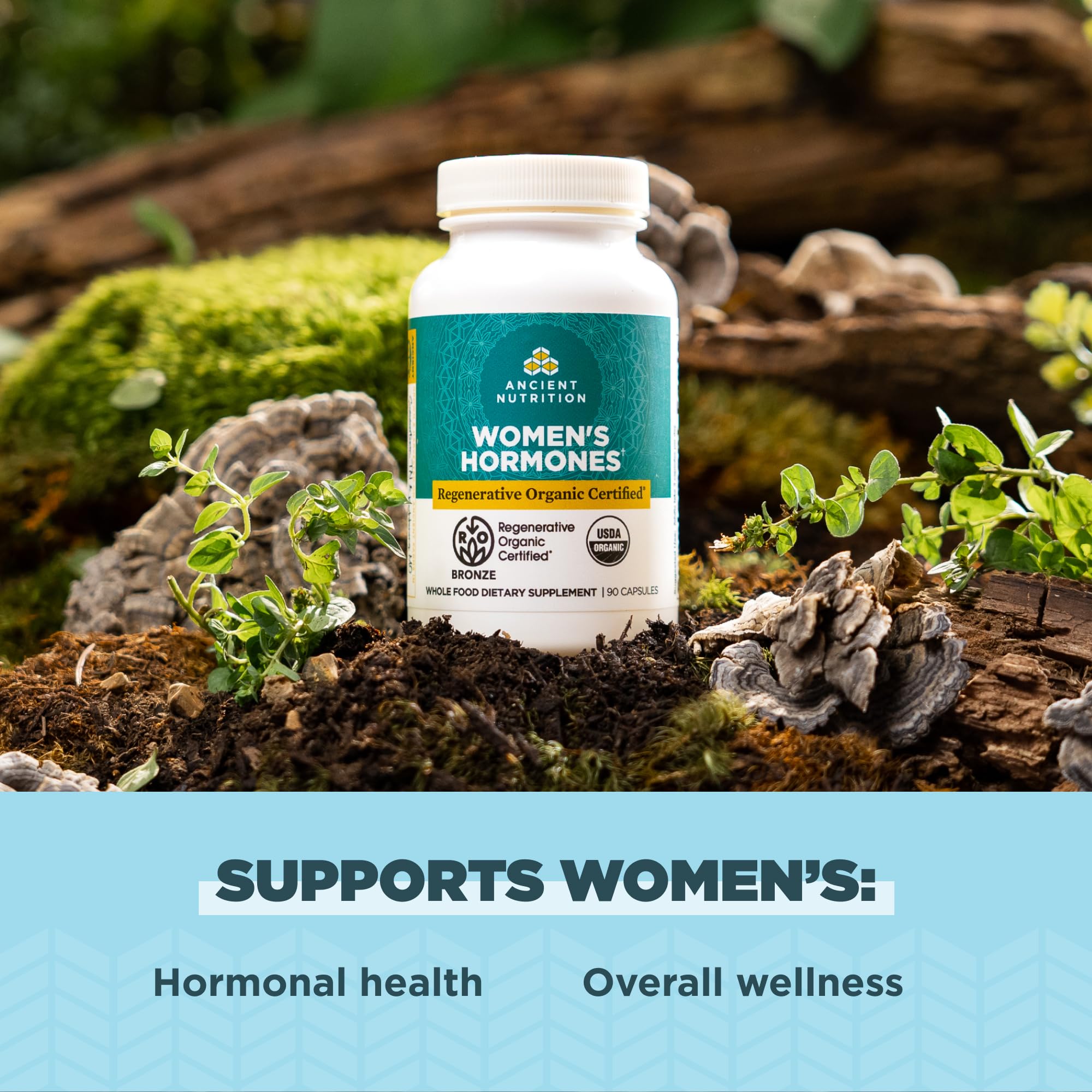 Foto 3 | Complementa Las Hormonas Femeninas Orgánicas Regenerativas De Ancient Nutrition - Venta Internacional.