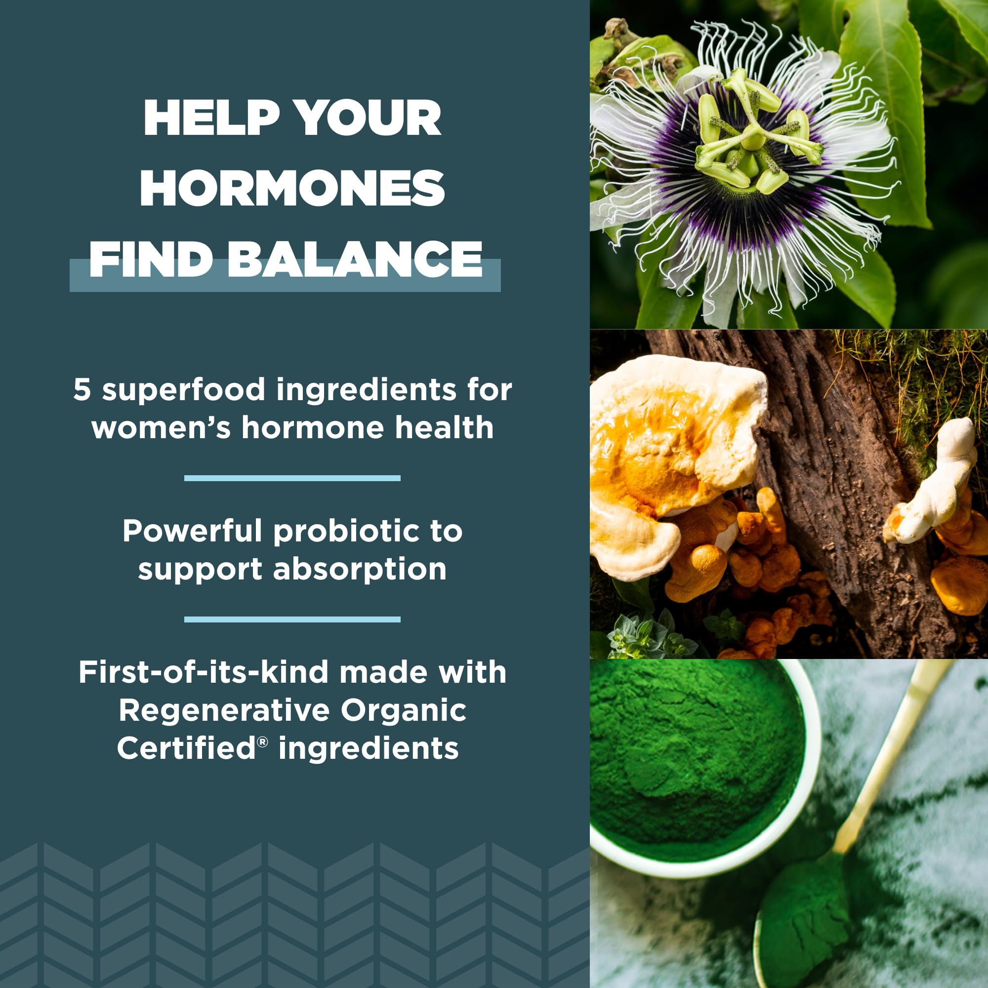 Foto 5 pulgar | Complementa Las Hormonas Femeninas Orgánicas Regenerativas De Ancient Nutrition - Venta Internacional.