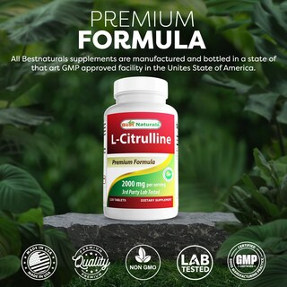 Foto 5 | Suplemento Best Naturals L-citrulina 2000 Mg 120 Comprimidos - Venta Internacional.