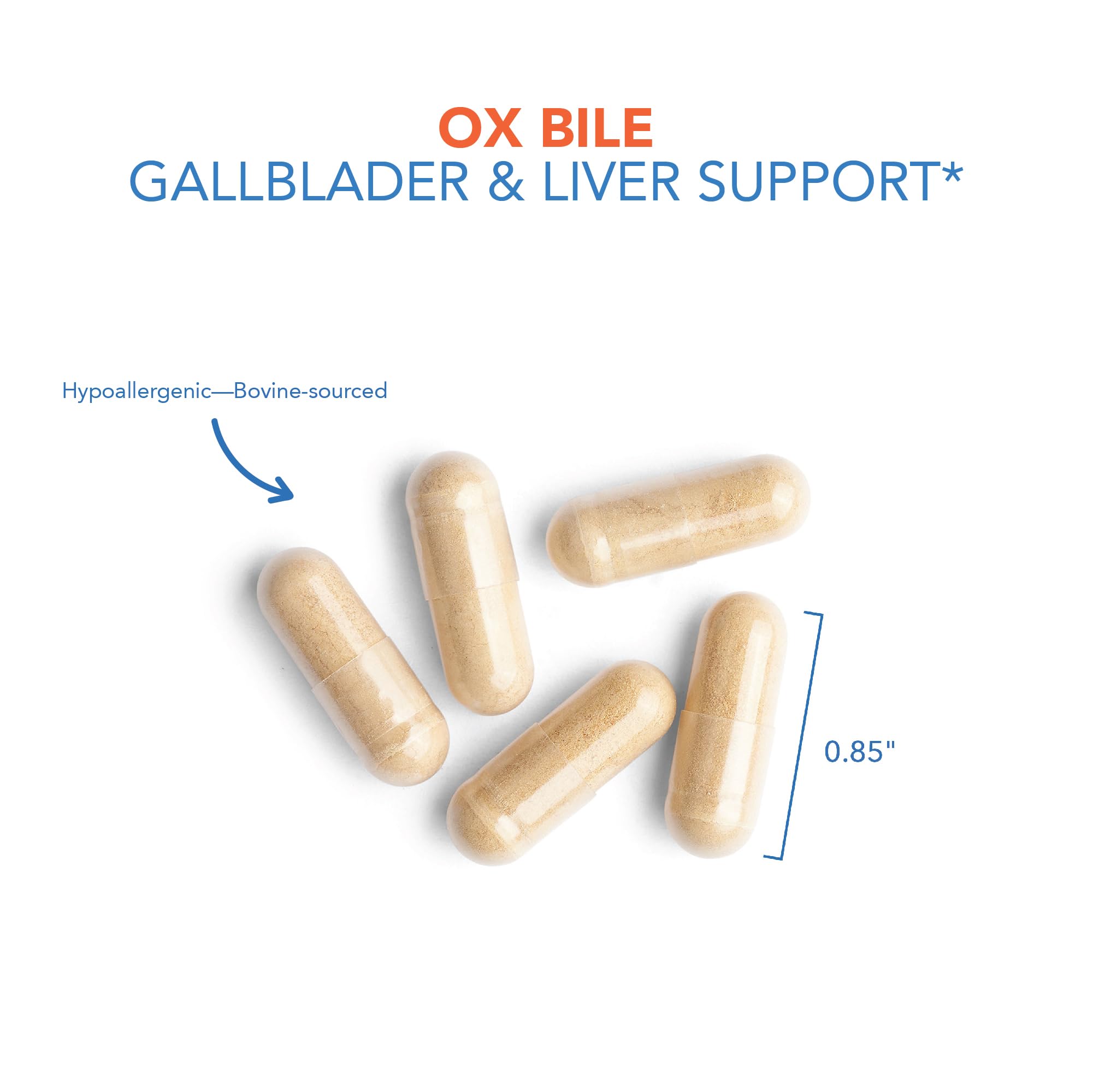 Foto 4 pulgar | Suplemento Allergy Research Group, Bilis De Buey, 500 Mg, 100 Cápsulas - Venta Internacional.