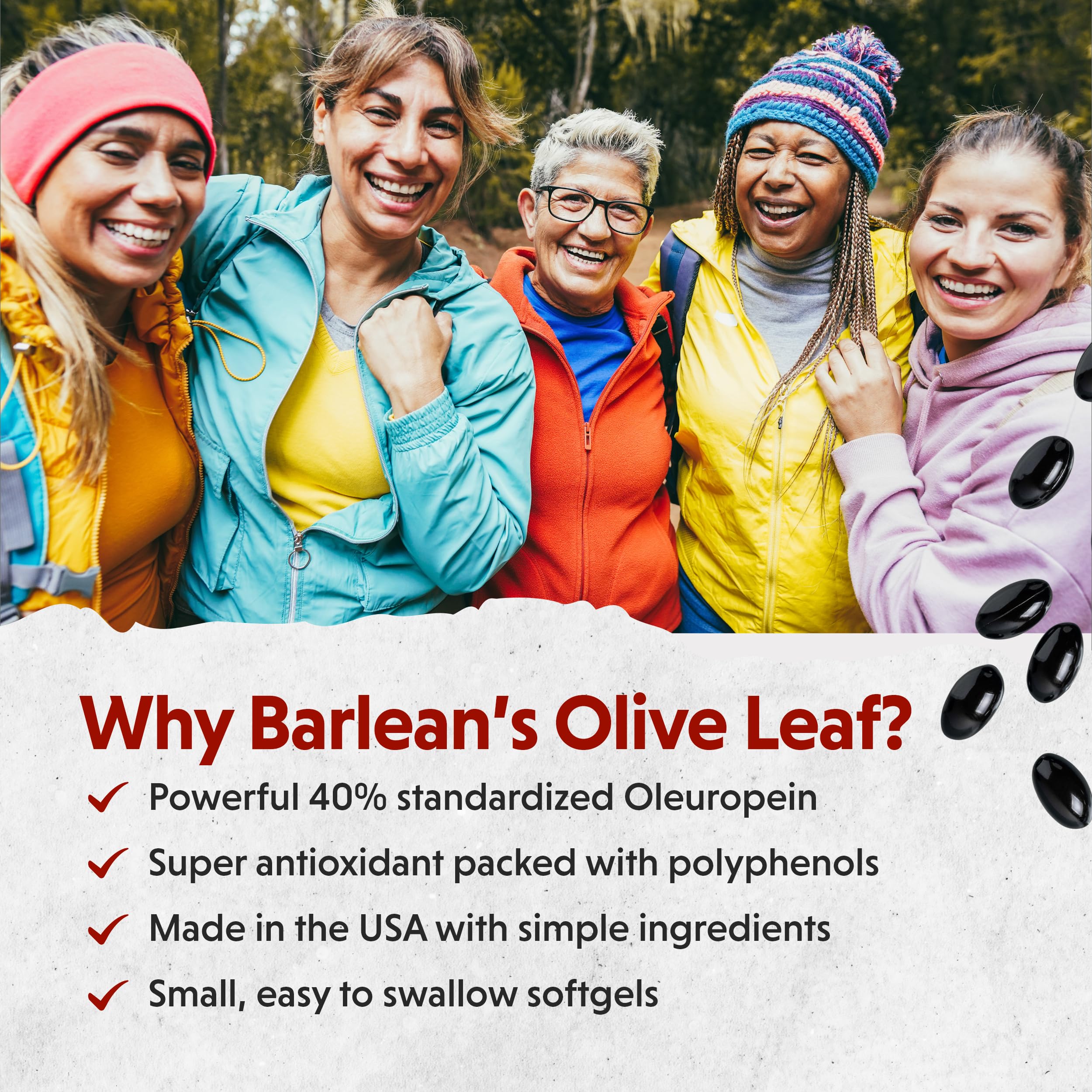 Foto 4 pulgar | Suplemento Barlean's Olive Leaf Complex 120 Cápsulas Blandas - Venta Internacional.