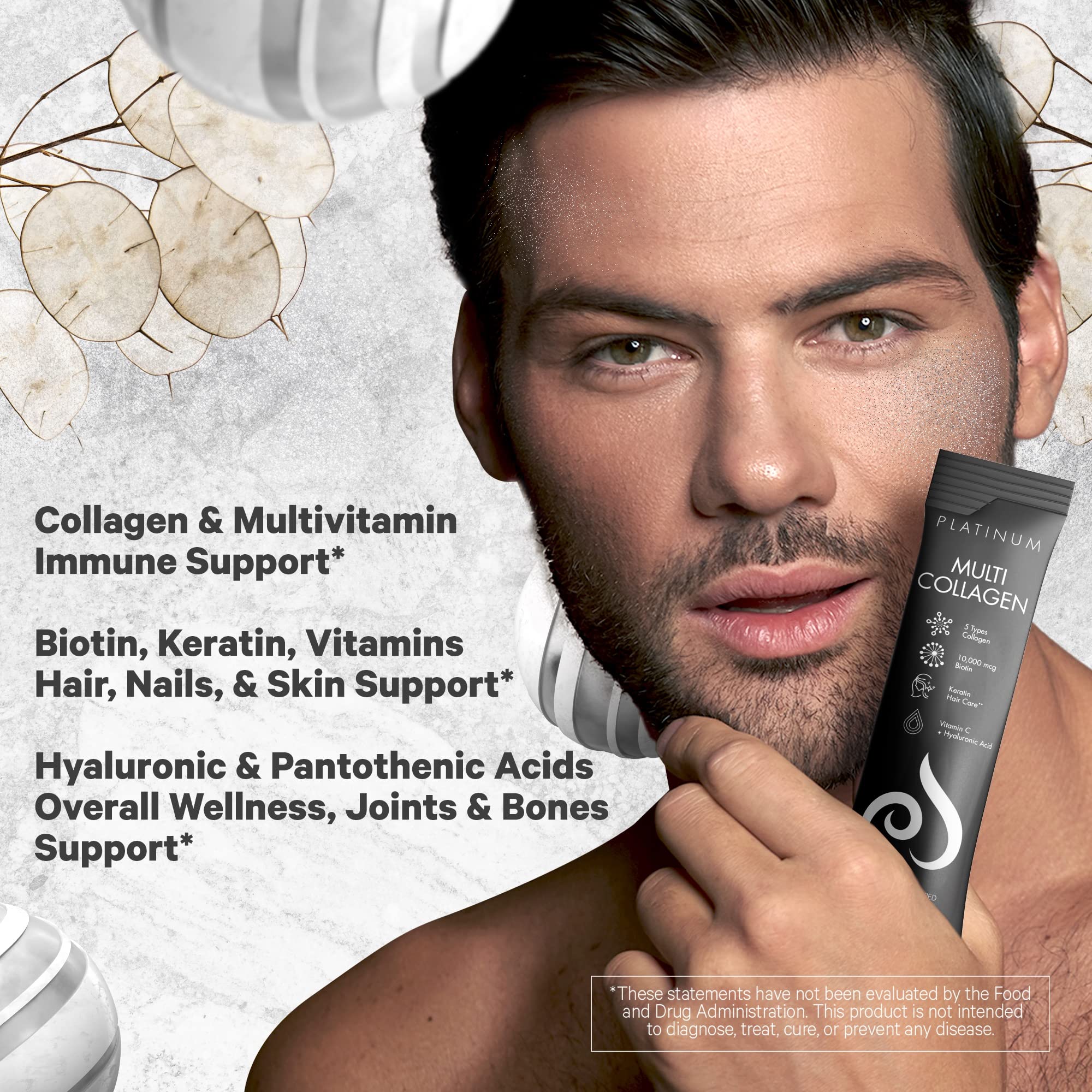 Foto 8 pulgar | Suplemento Codeage Multi Collagen Platinum Biotina De 10,000 Mcg - Venta Internacional.