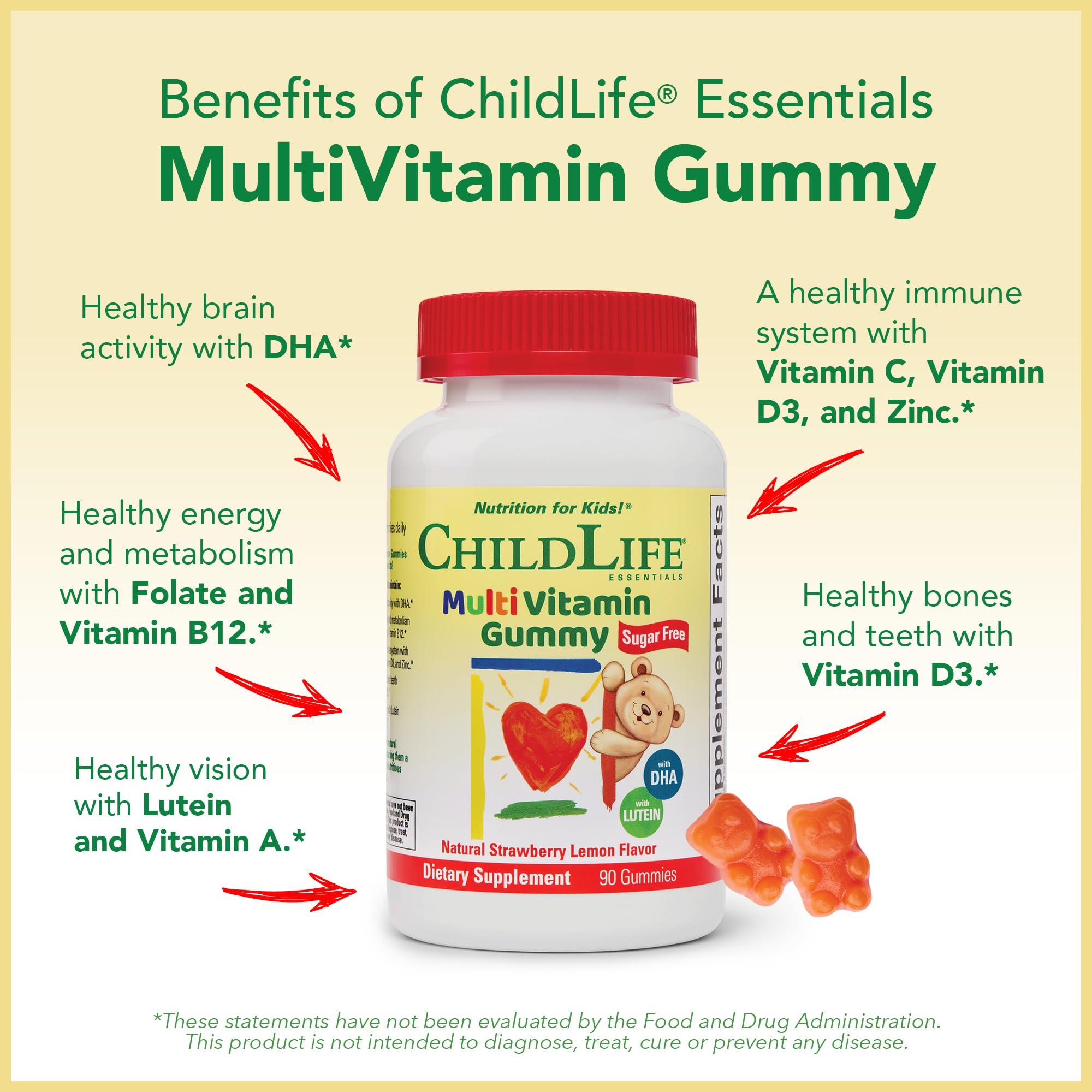 Foto 6 pulgar | Gomitas Multivitamínicas Childlife Essentials Kids 90 Unidades - Venta Internacional.