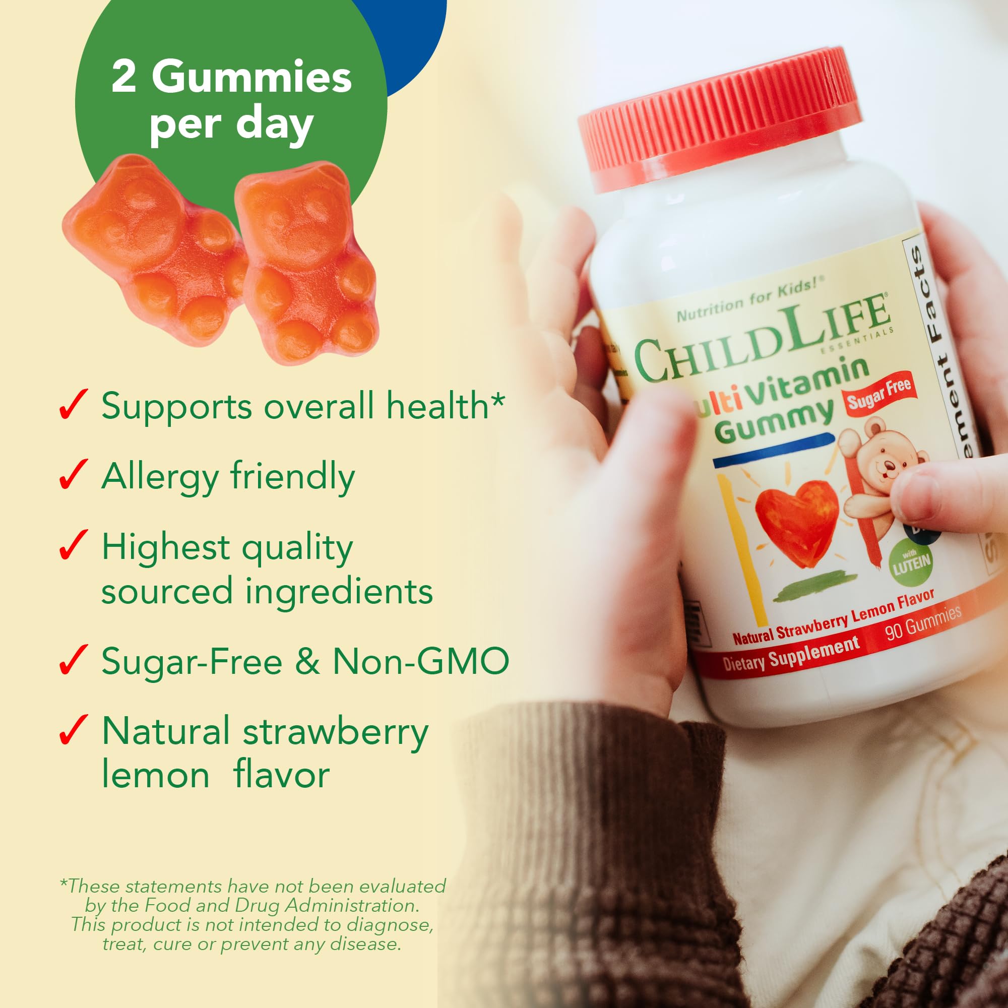 Foto 6 | Gomitas Multivitamínicas Childlife Essentials Kids 90 Unidades - Venta Internacional.