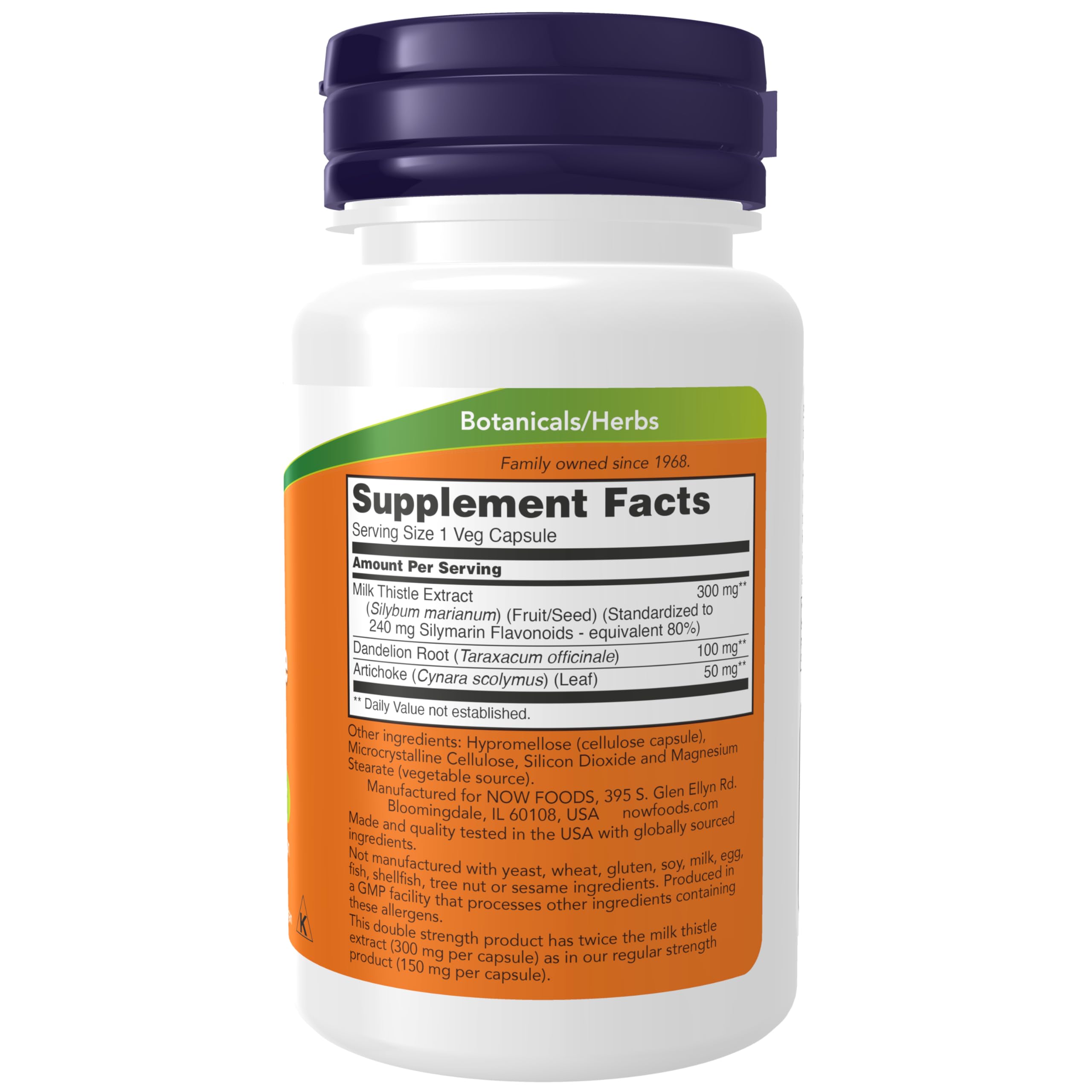 Foto 3 pulgar | Supplements Now Foods, Silimarina, Cardo Mariano, 300 Mg, 50 Cápsulas - Venta Internacional.