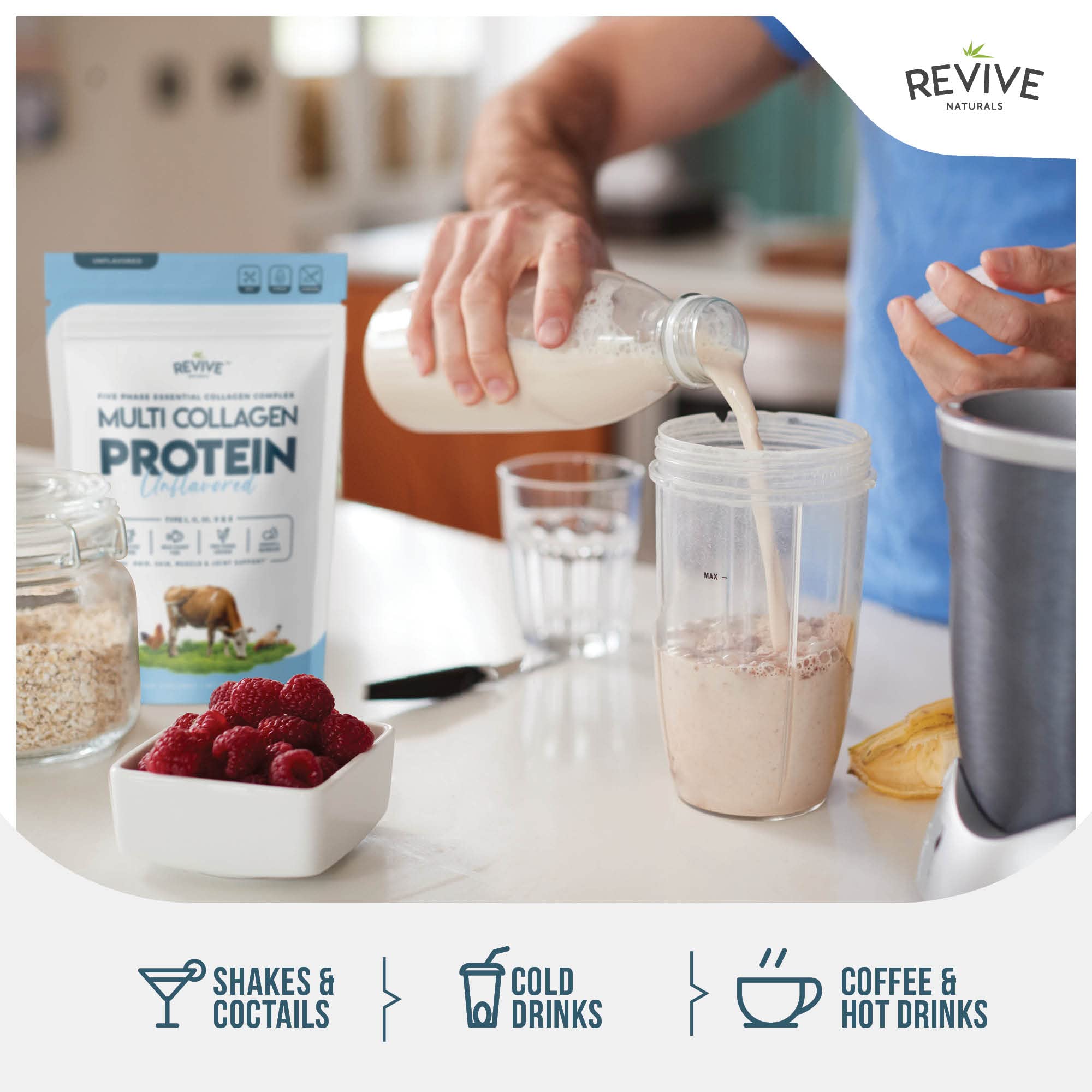Foto 6 pulgar | Proteína En Polvo Revive Naturals Multi Colágeno Hidrolizado 473 - Venta Internacional.