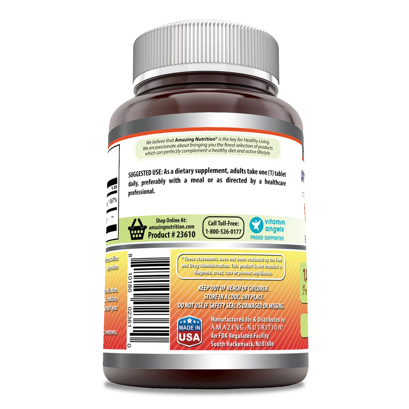 Foto 3 pulgar | Complementa 1000 Mg De Vitamina C De Amazing Formulas Con Escaramujo - Venta Internacional.