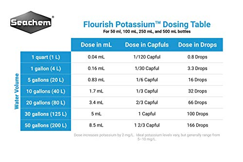 Foto 5 pulgar | Fertilizante Vegetal Seachem Flourish Potassium 500 Ml Para Aquari - Venta Internacional.