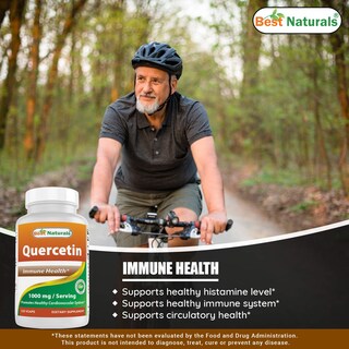 Foto 4 | Suplemento Best Naturals Quercetina 1000 Mg 120 Cápsulas Vegetarianas - Venta Internacional.