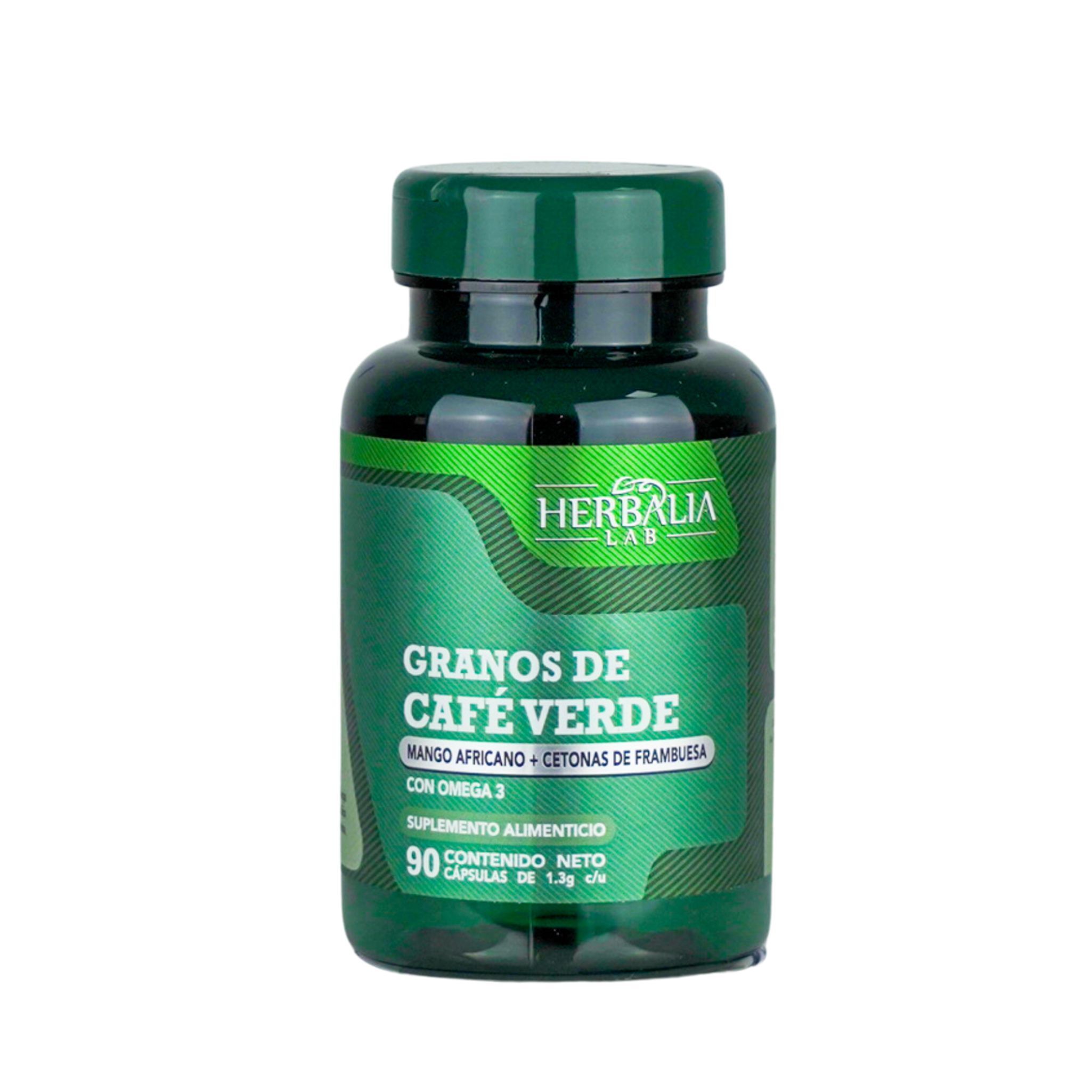 Foto 2 pulgar | Herbalia Lab Granos De Café Verde, Mango Africano, Cetonas De Frambuesa Y Omega 3