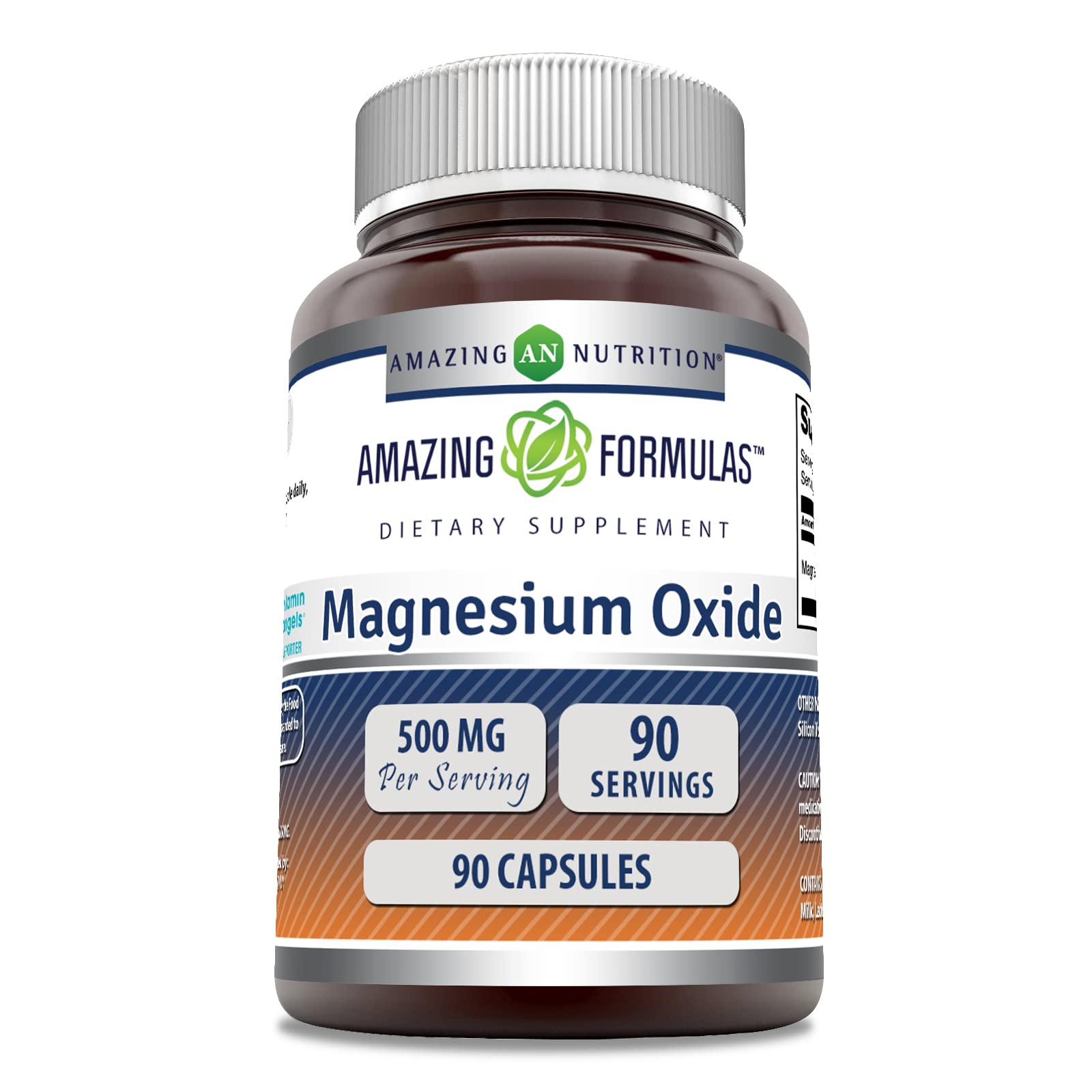 Foto 2 pulgar | Suplemento Amazing Formulas De Óxido De Magnesio 500 Mg 90 Cápsulas - Venta Internacional.
