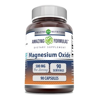 Foto 1 | Suplemento Amazing Formulas De Óxido De Magnesio 500 Mg 90 Cápsulas - Venta Internacional.