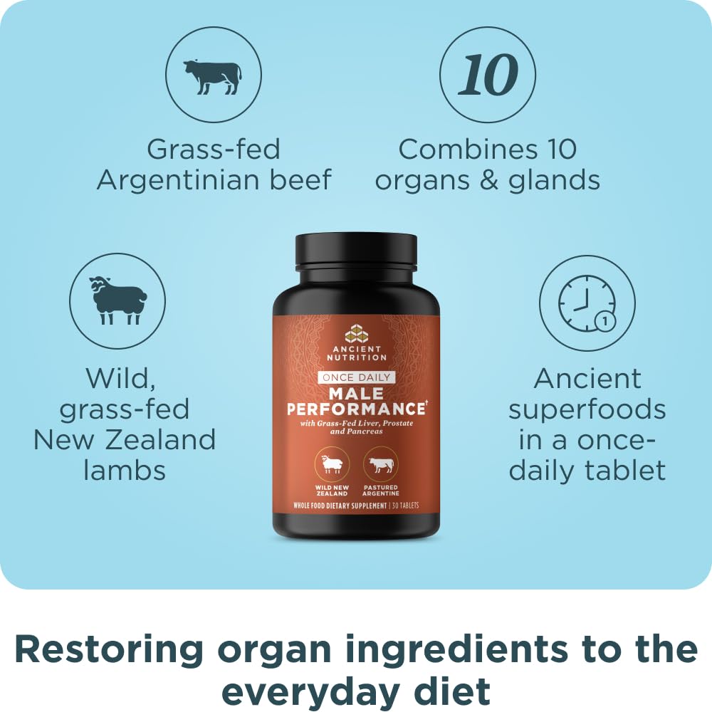 Foto 3 | Suplemento Ancient Nutrition Organ Complex Para Hombre 30 Cápsulas - Venta Internacional.