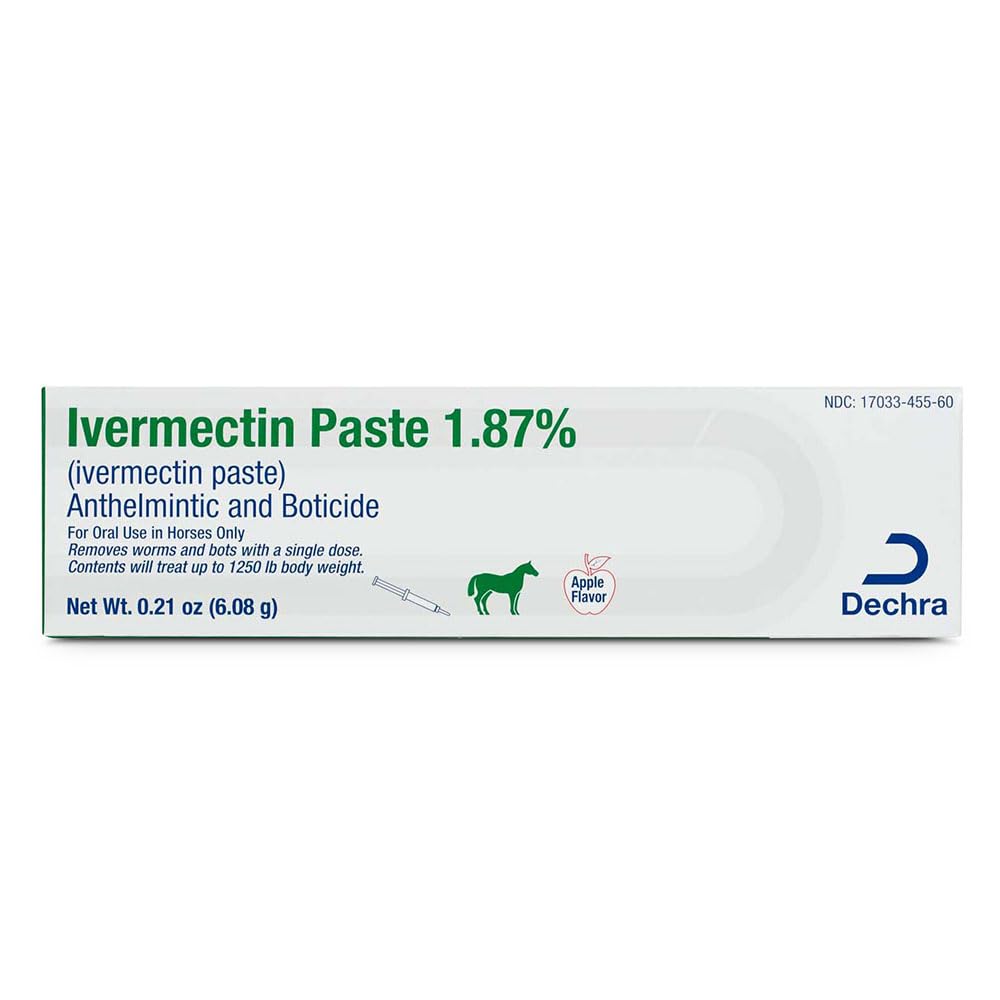 Foto 3 pulgar | Pasta Desparasitante Para Caballos Pasta De Ivermectina Dechra 1,87% - Venta Internacional.