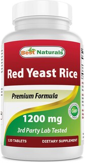 Foto 1 | Suplemento Best Naturals De Arroz De Levadura Roja 1200 Mg 120 Tabletas - Venta Internacional.