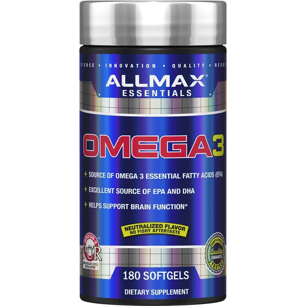 Foto 2 pulgar | Suplemento De Aceite De Pescado Ultrapuro Con Omega 3 De Allmax Nutrition, 180 Unidades - Venta Internacional.
