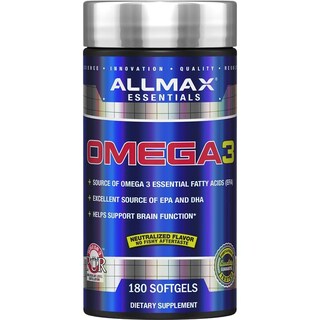 Foto 1 | Suplemento De Aceite De Pescado Ultrapuro Con Omega 3 De Allmax Nutrition, 180 Unidades - Venta Internacional.