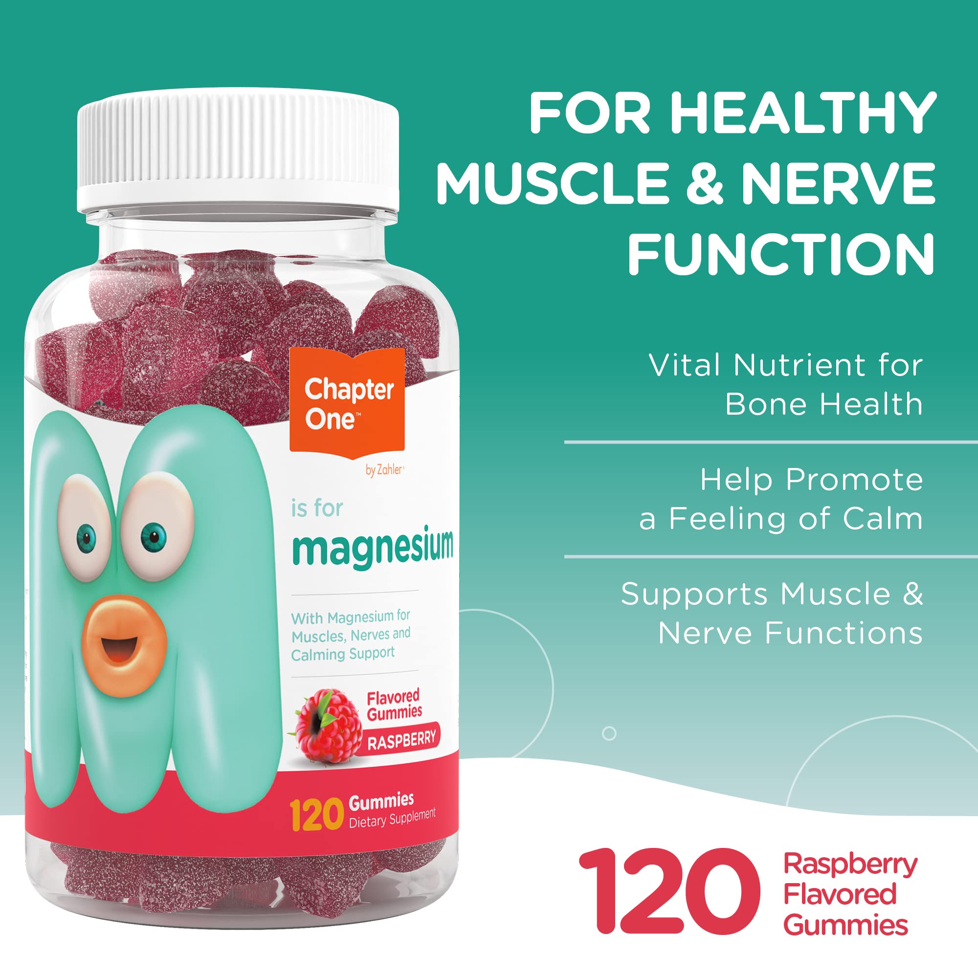 Foto 4 pulgar | Gomitas De Magnesio Supplement Zahler Chapter One, 120 Unidades - Venta Internacional.