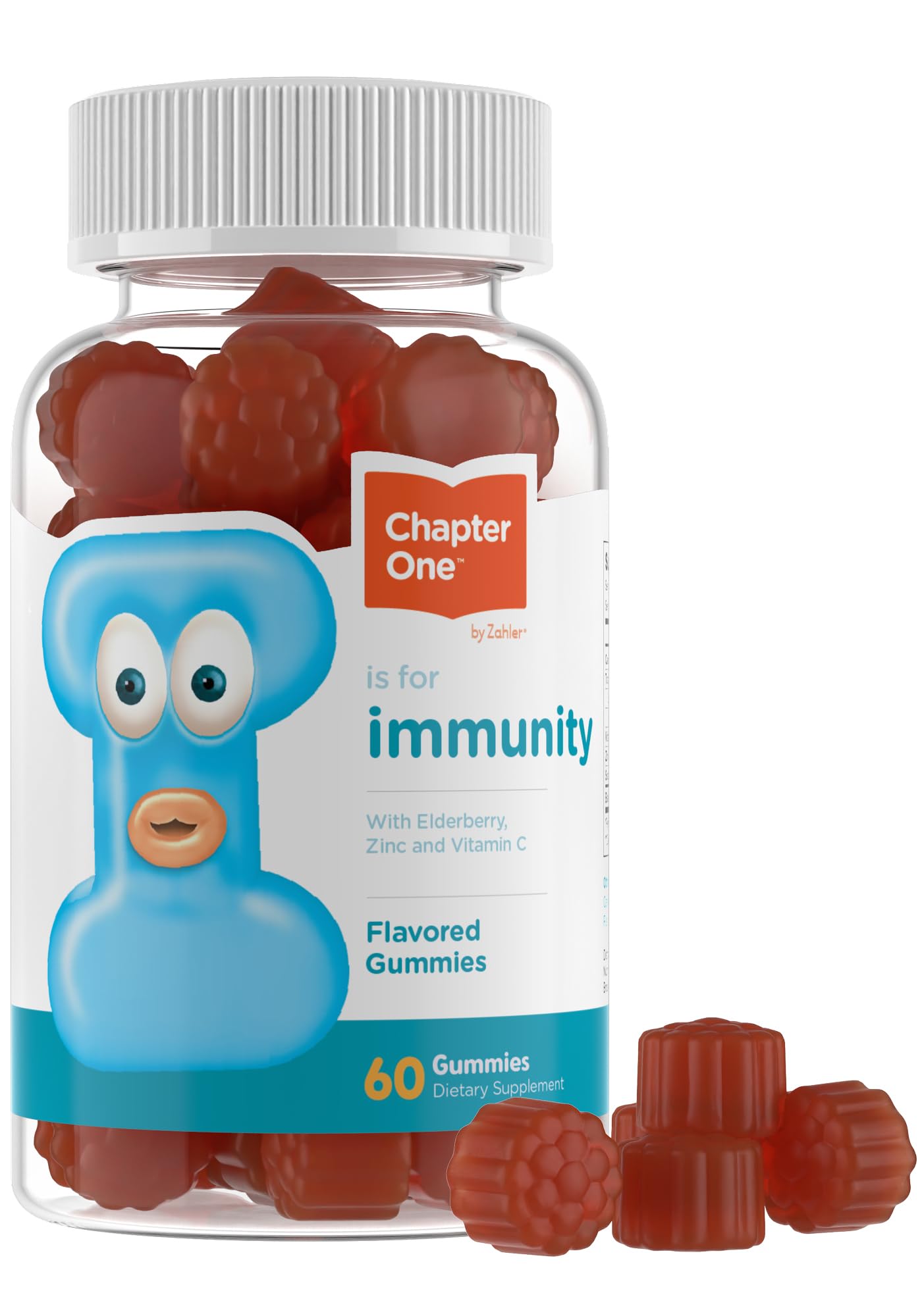Gomitas Zahler Chapter One Para El Sistema Inmunitario De Niños Y Adultos, 60 Unidades - Venta Internacional.