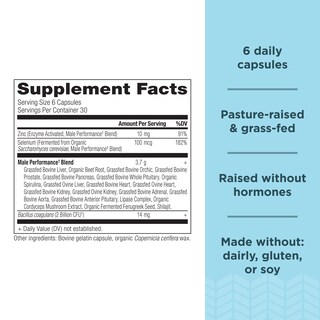 Foto 2 | Suplemento Ancient Nutrition Organ Complex Para Hombres, 180 Unidades - Venta Internacional.