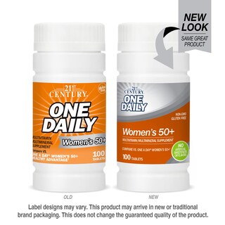 Foto 3 | Suplemento 21st Century One Daily Para Mujeres De Más De 50 Comprimidos De 100 Unidades - Venta Internacional.