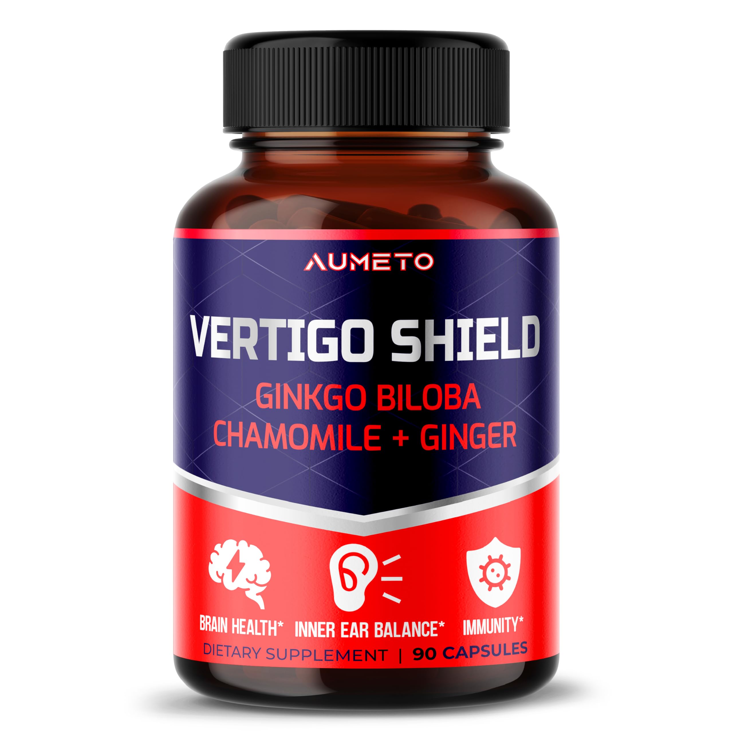 Foto 2 pulgar | Suplemento Aumeto Vertigo Support Complex Ginkgo Biloba 14 En 1 - Venta Internacional.