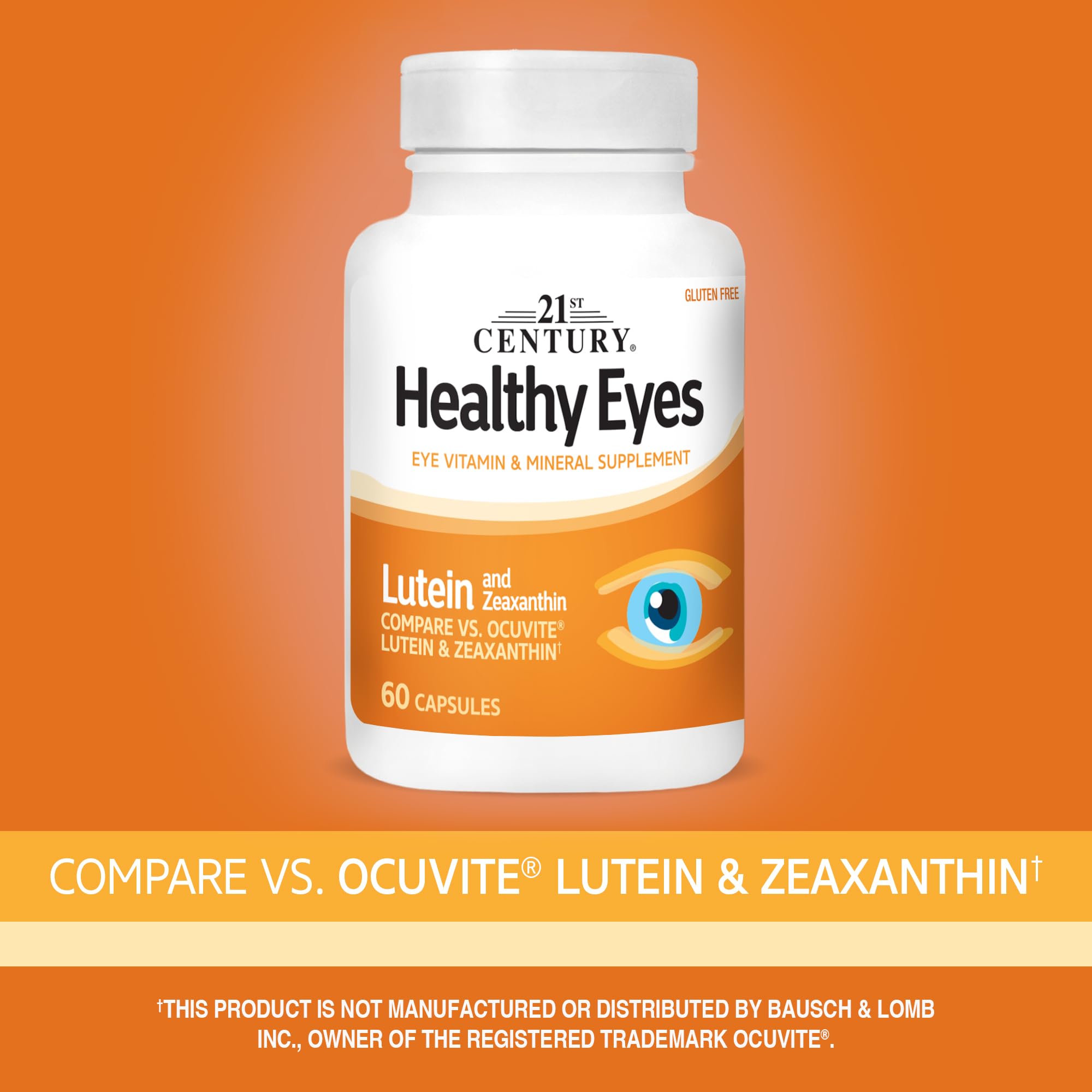 Foto 4 pulgar | Suplemento 21st Century Healthy Eyes Con Luteína Y Zeaxantina 60 - Venta Internacional.
