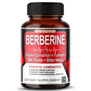 Foto 1 | Suplemento De Berberina Aumeto Con Canela De Ceilán, Cúrcuma, 150 Unidades - Venta Internacional.