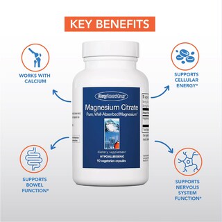 Foto 2 | Citrato De Magnesio Del Grupo De Investigación De Alergias A Suplementos Diet - Venta Internacional.