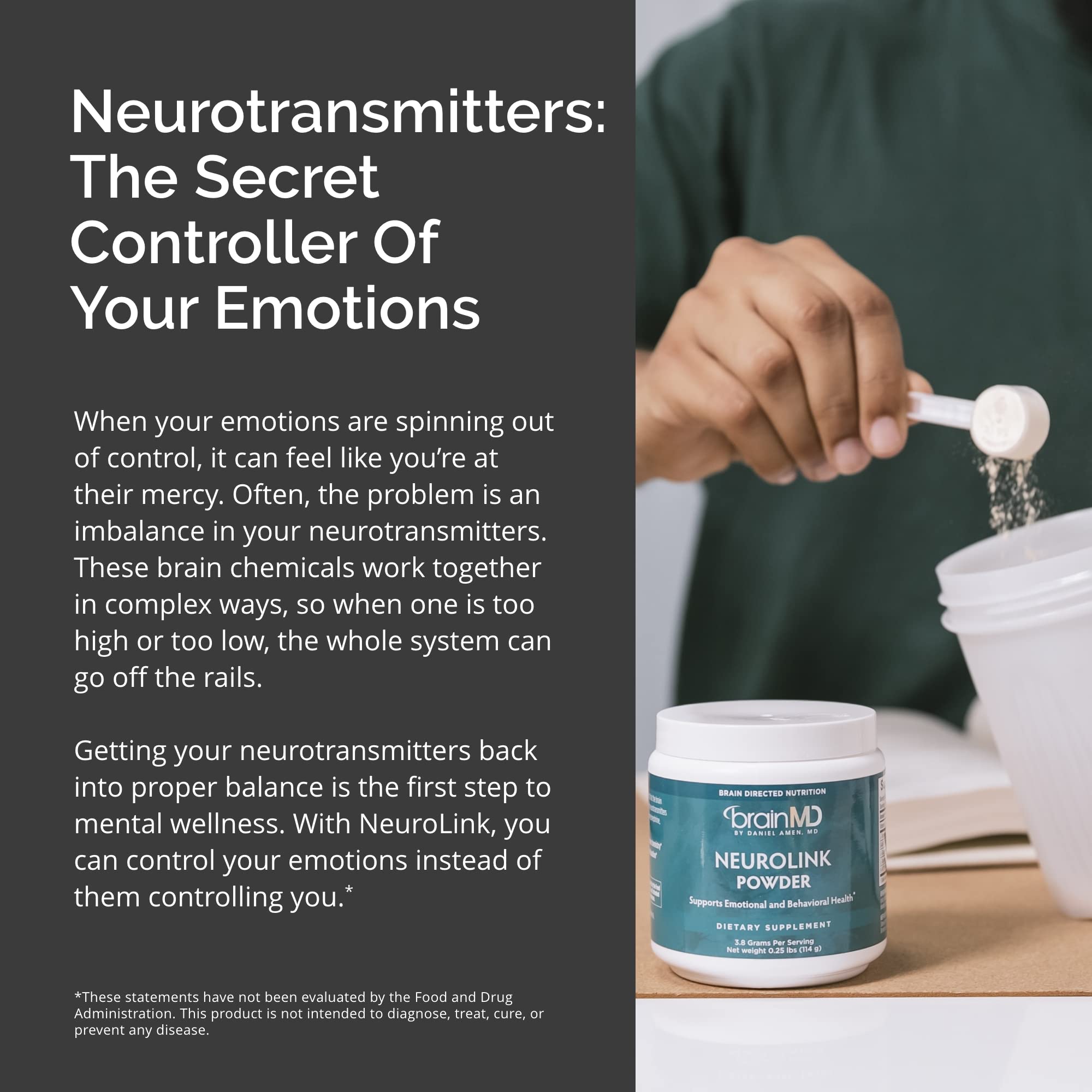 Foto 5 | Suplemento Brainmd Neurolink Powder, 114 G, Memory Focus - Venta Internacional.