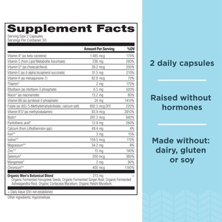 Foto 2 | Suplemento Multivitamínico Ancient Nutrition Para Hombres, 60 Unidades - Venta Internacional.