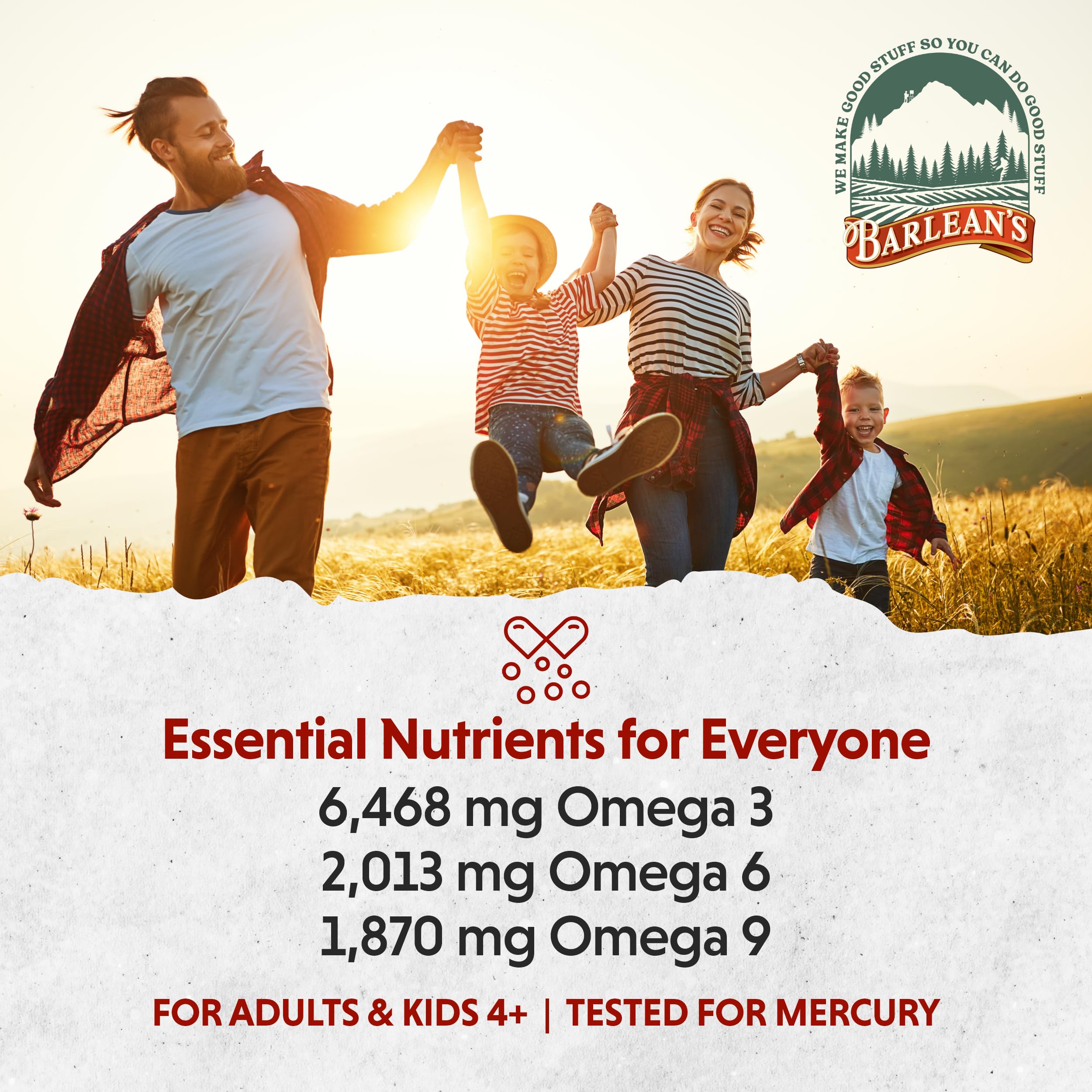 Foto 5 | Suplemento De Aceite De Pescado Líquido Barlean's Total Omega 3 6 9 480 Ml - Venta Internacional.