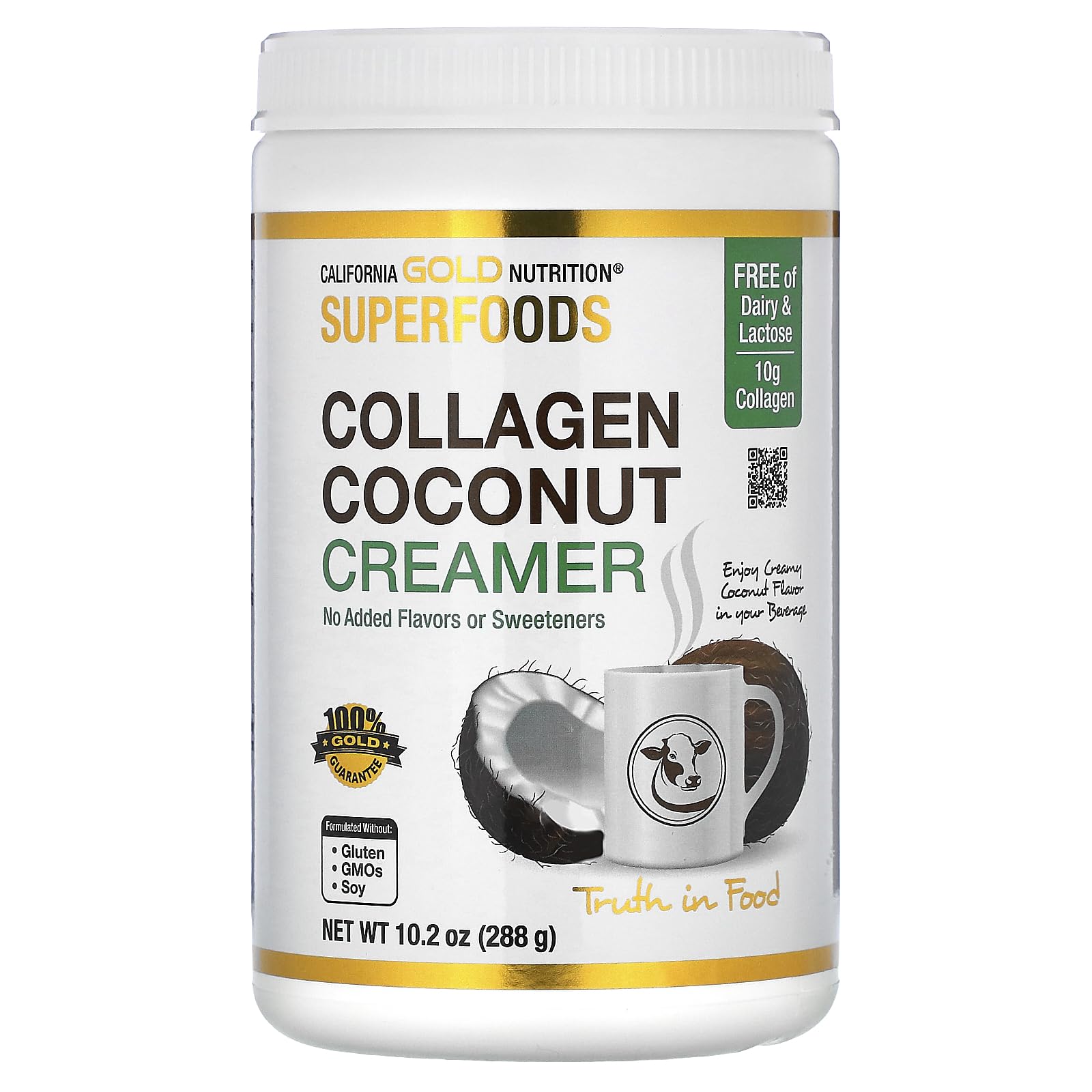 Crema De Colágeno Y Coco California Gold Nutrition 288 G - Venta Internacional.