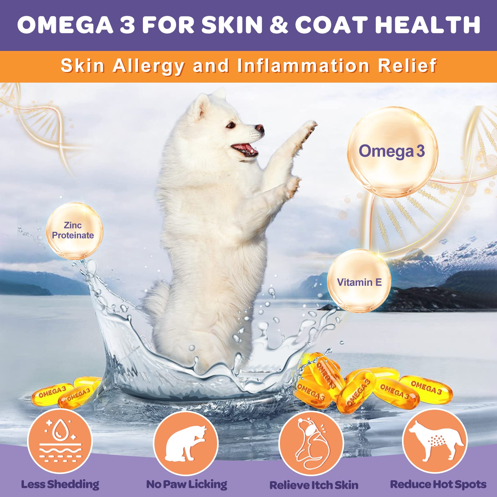 Foto 5 pulgar | Probióticos Para Perros Nature Target: 6 Mil Millones De Cfu Con Omega 3 - Venta Internacional.