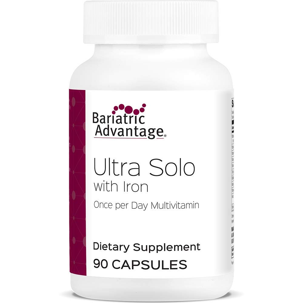 Suplemento Bariatric Advantage Ultra Solo Con Hierro, 90 Cápsulas - Venta Internacional.