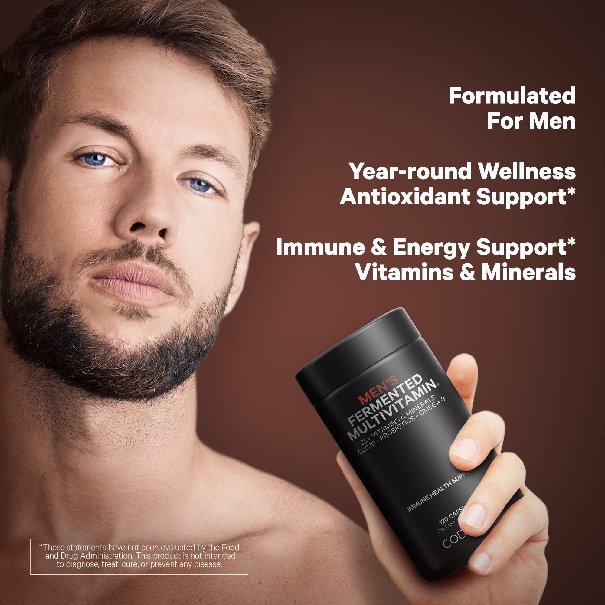 Foto 4 | Suplemento Multivitamínico Codeage Men's 25+ Con Más De 25 Vitaminas - Venta Internacional.