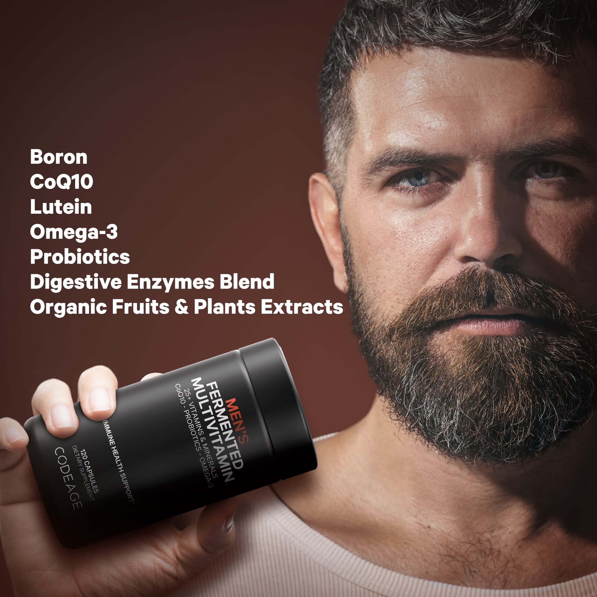 Foto 5 | Suplemento Multivitamínico Codeage Men's 25+ Con Más De 25 Vitaminas - Venta Internacional.
