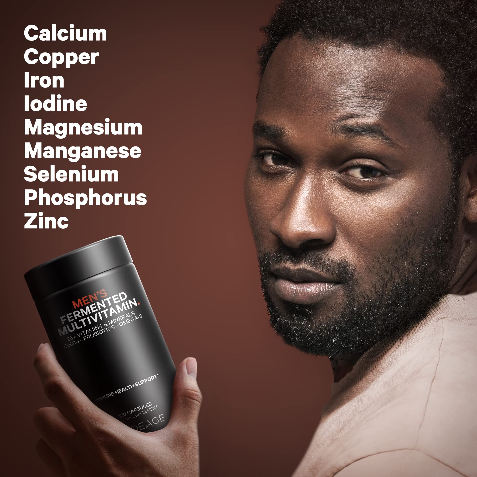 Foto 7 | Suplemento Multivitamínico Codeage Men's 25+ Con Más De 25 Vitaminas - Venta Internacional.