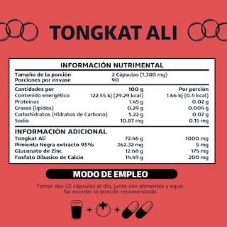 Foto 6 | Suplemento Alimenticio Tongkat Ali 1000 Mg Con Extracto De Piperina Al 95% Beyond Vitamins 180 Cápsulas