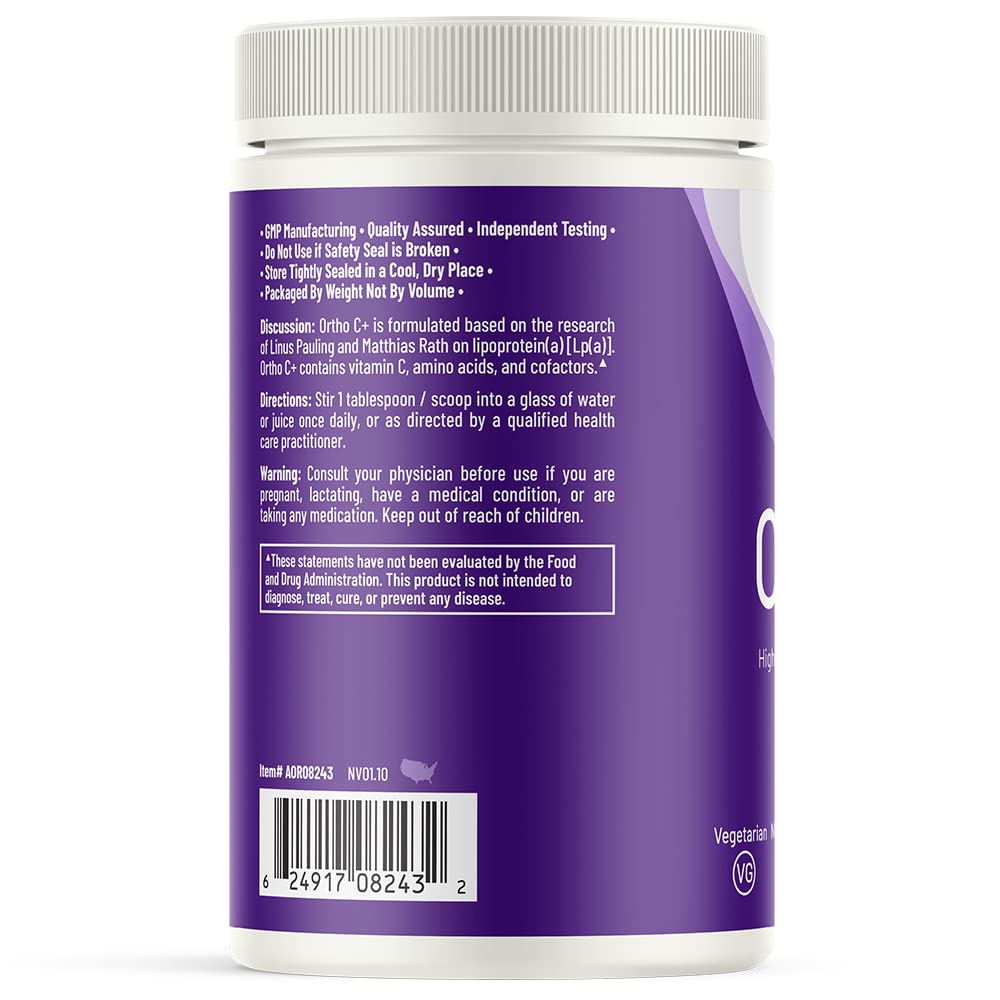 Foto 4 pulgar | Suplemento Aor Ortho C+ De Alta Dosis De Vitamina C Y Electrolitos 240 G - Venta Internacional.