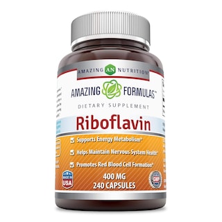Foto 1 | Suplemento Amazing Formulas, Riboflavina, 400 Mg, 240 Cápsulas - Venta Internacional.