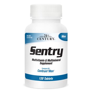 Foto 1 | Multivitamínico 21st Century Sentry Men 120 Comprimidos - Venta Internacional.