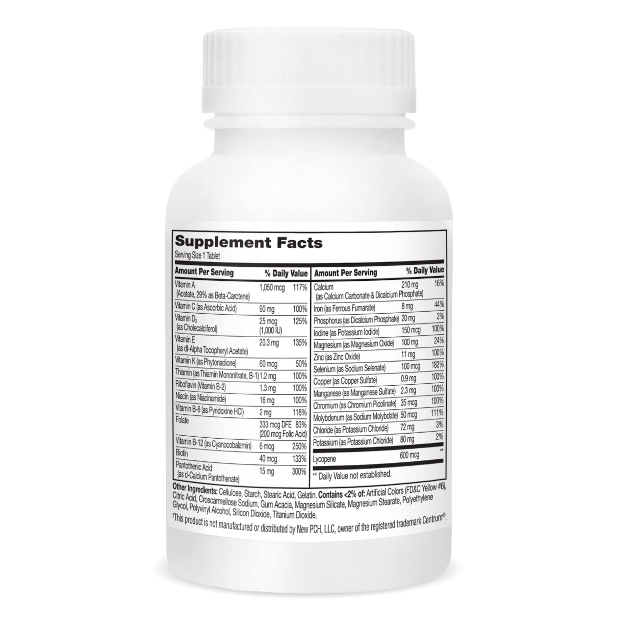Foto 7 pulgar | Multivitamínico 21st Century Sentry Men 120 Comprimidos - Venta Internacional.