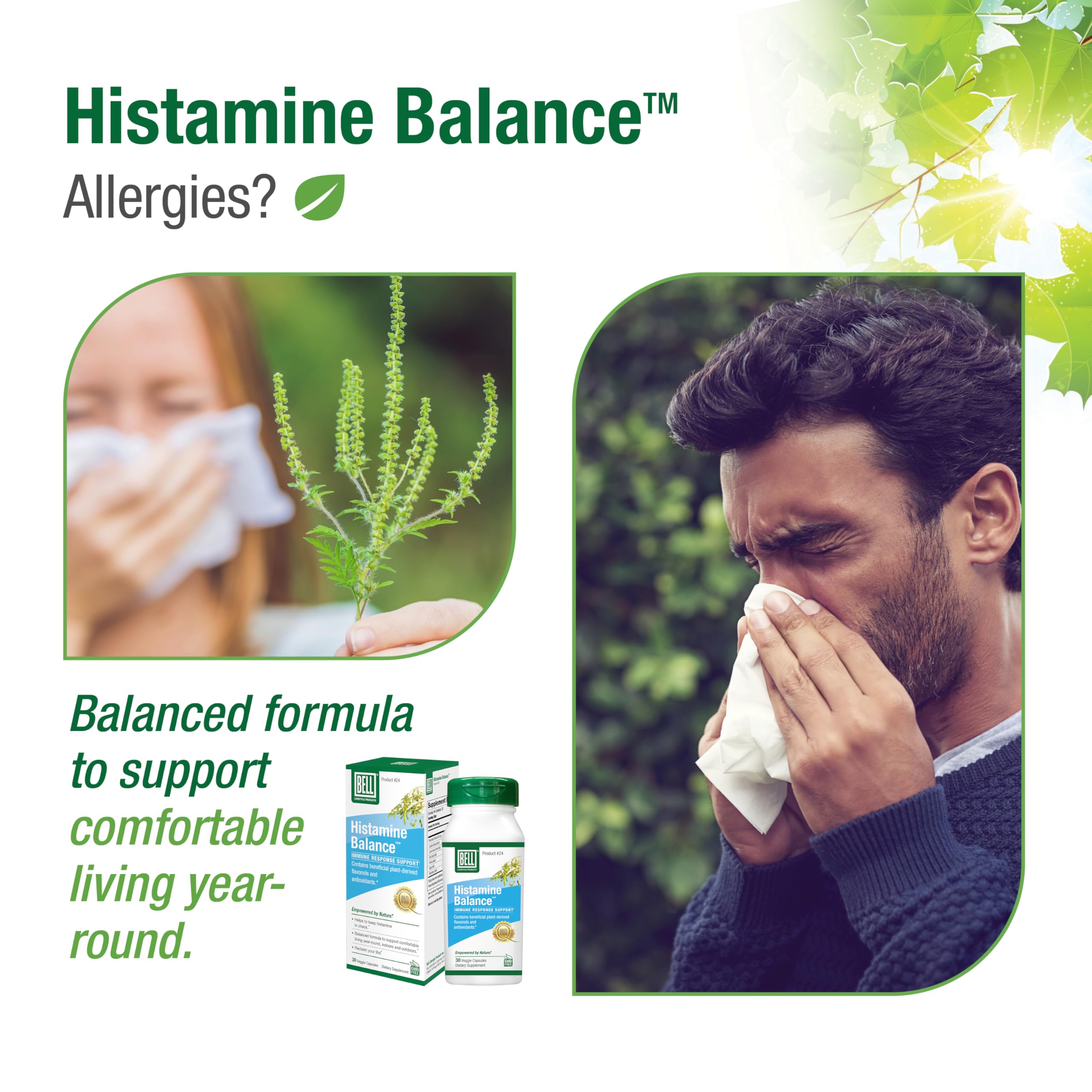 Foto 3 pulgar | Suplemento Bell Histamine Balance 30 Cápsulas Vegetarianas - Venta Internacional.